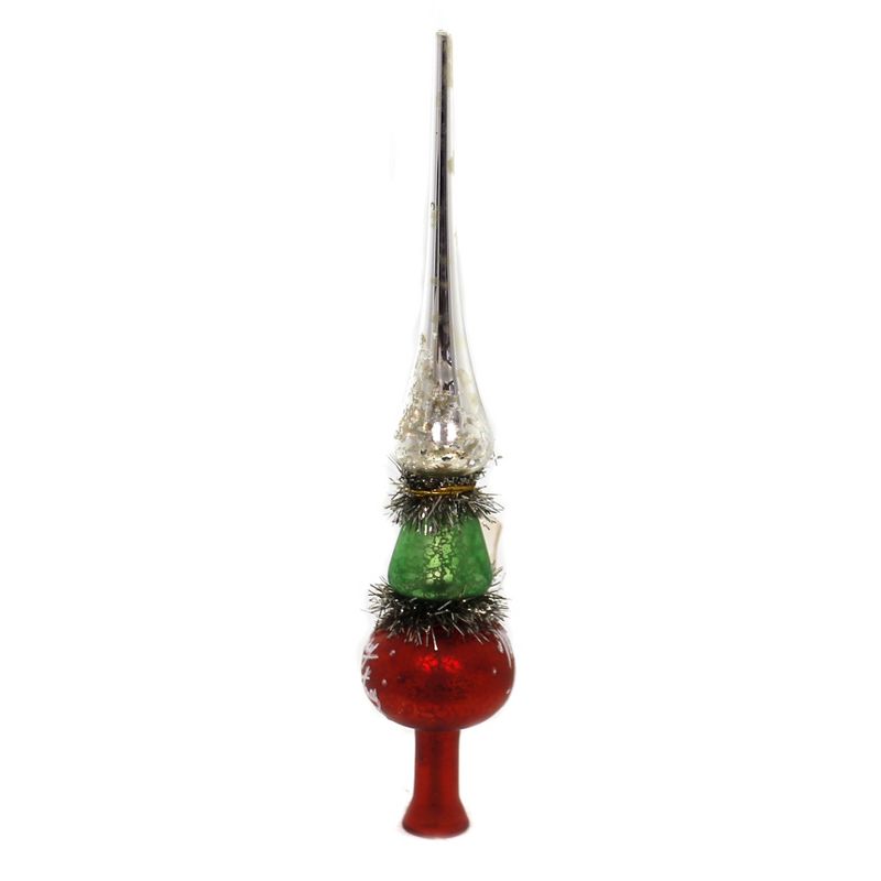 Tree Topper Finial 10.25" Tricolor Tree Topper Vintage Looking Tensil  -  Tree Toppers