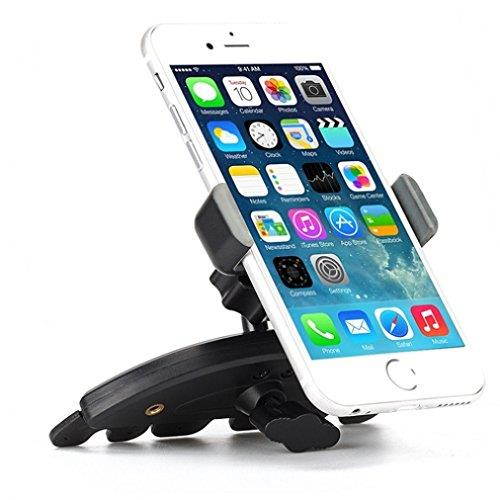High Quality CD Player Slot Car Mount Phone Holder Dock for T-Mobile HTC One M9 - T-Mobile LG G Flex - T-Mobile LG G Stylo - T-Mobile LG G2 - T-Mobile LG G3 - T-Mobile LG G4