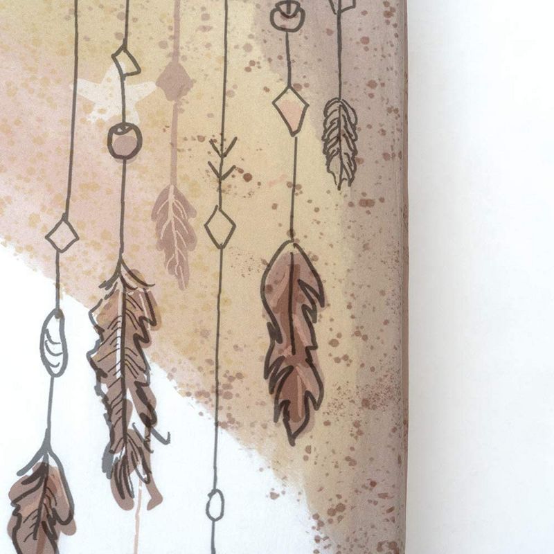 JumpOff Jo Fitted Crib Sheet, Cotton Crib Sheet for Standard Sized Crib Mattresses, Hypoallergenic and Breathable, 28" x 52",  Rainbow Dream Catcher