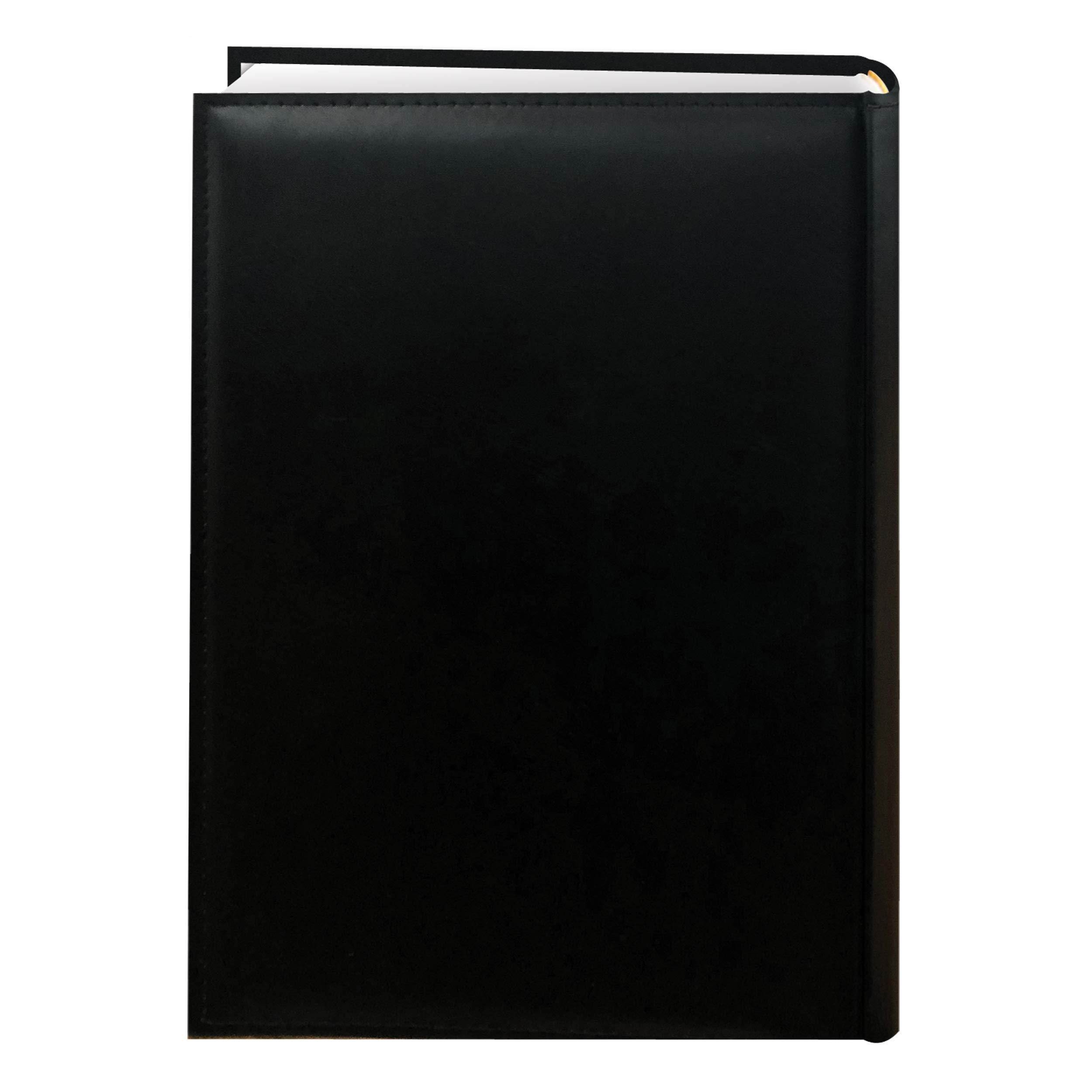 pioneer collage frame embossed family sewn leatherette cover 300 pocket photo album, black