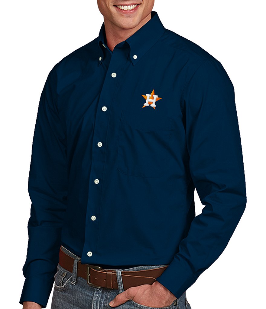 Antigua MLB Dynasty Long-Sleeve Woven Shirt