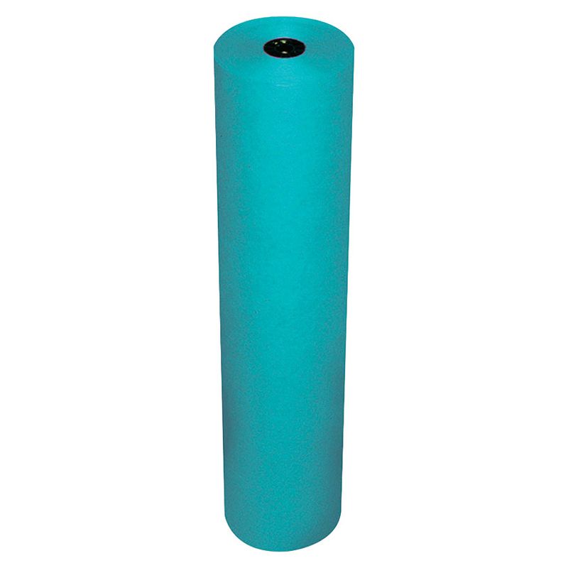 Rainbow Duo-Finish Kraft Paper Roll, 40 lb, 48 Inches x 200 Feet, Aqua