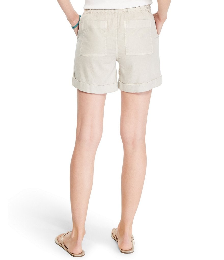 NIC + ZOE Stretch Linen All Around High Rise Shorts