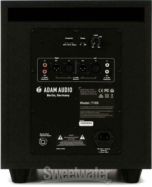 ADAM Audio T10S 10 inch Powered Studio Subwoofer