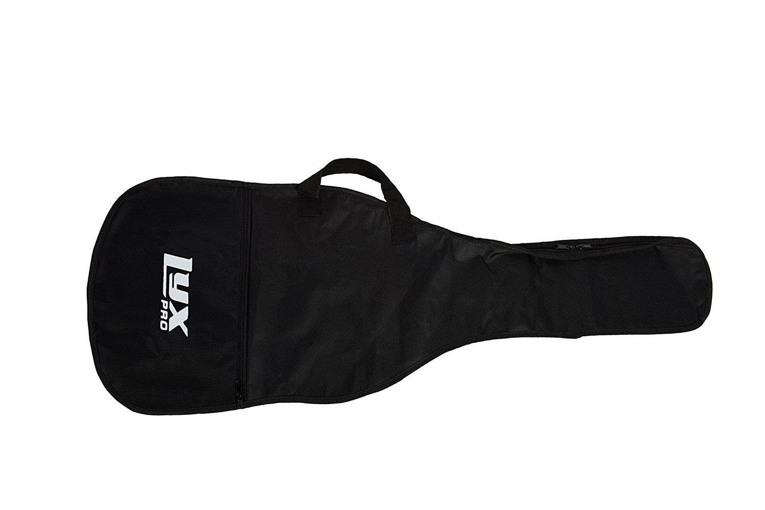 LyxPro Electric Guitar with 20w Amp, Package Includes All Accessories, Digital Tuner, Strings, Picks, Tremolo Bar, Shoulder Strap, and Case Bag Complete Beginner Starter kit Pack Full Size