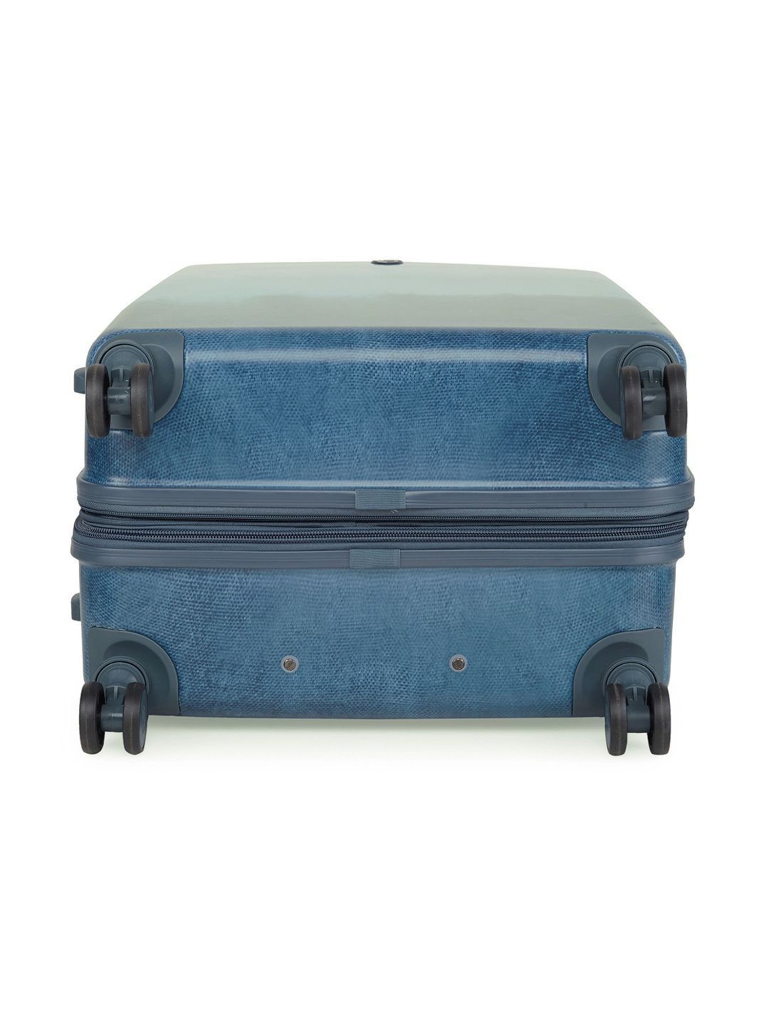 HEYS Tie-dye Blue Printed Hard Medium Trolley Bag -26 cm