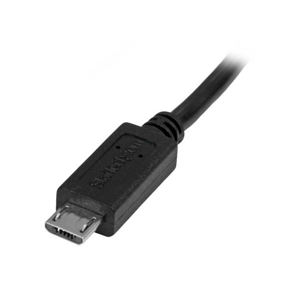 StarTech.com 0.5m 20in Micro-USB Extension Cable - M/F - Micro USB Male to Micro USB Female Cable