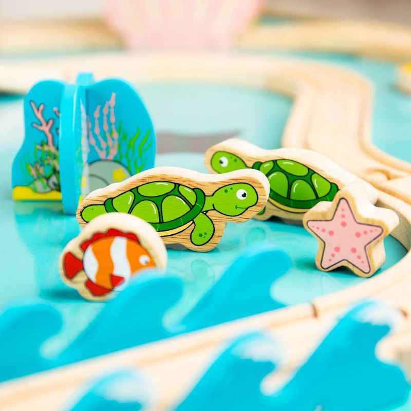 Bigjigs Rail Mermaid Train Table