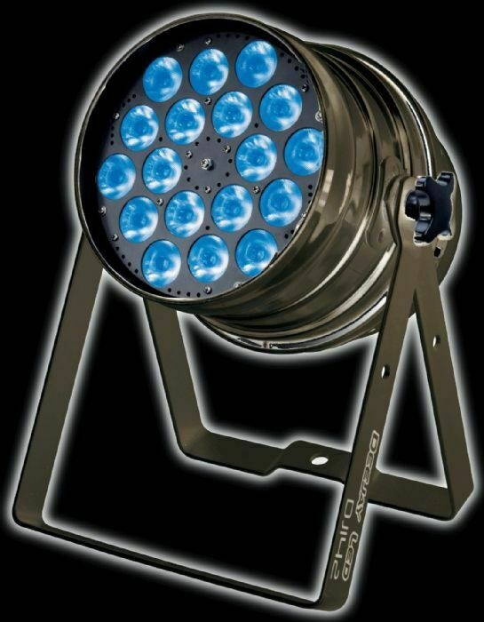 Deejayled DJ142BLACK Djl 125w Black Parcan With Dmx Control