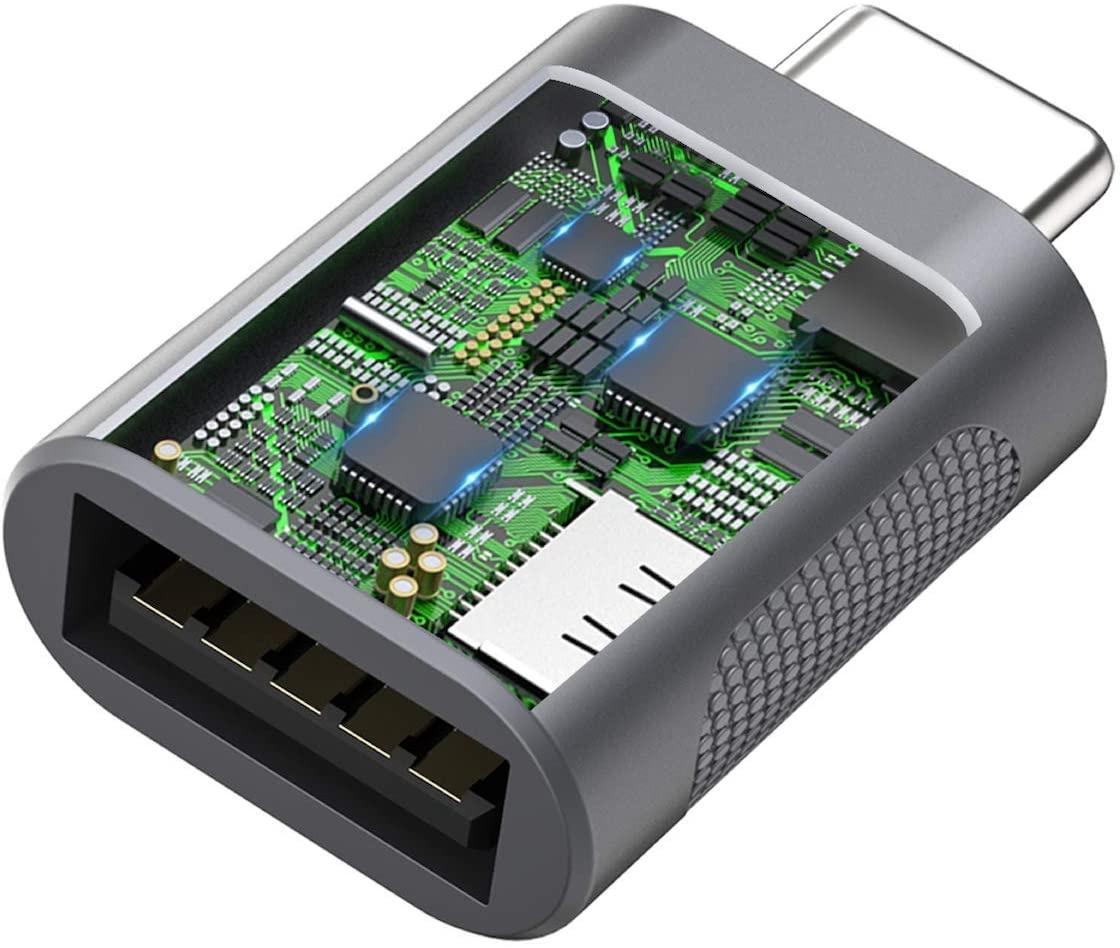 nonda USB C to USB Adapter(2 Pack),USB-C to USB 3.0 Adapter,USB Type-C to USB,Thunderbolt 3 to USB Female Adapter OTG for MacBook Pro 2019/2018/2017,MacBook Air 2018,Surface Go,and More Type-C Devices