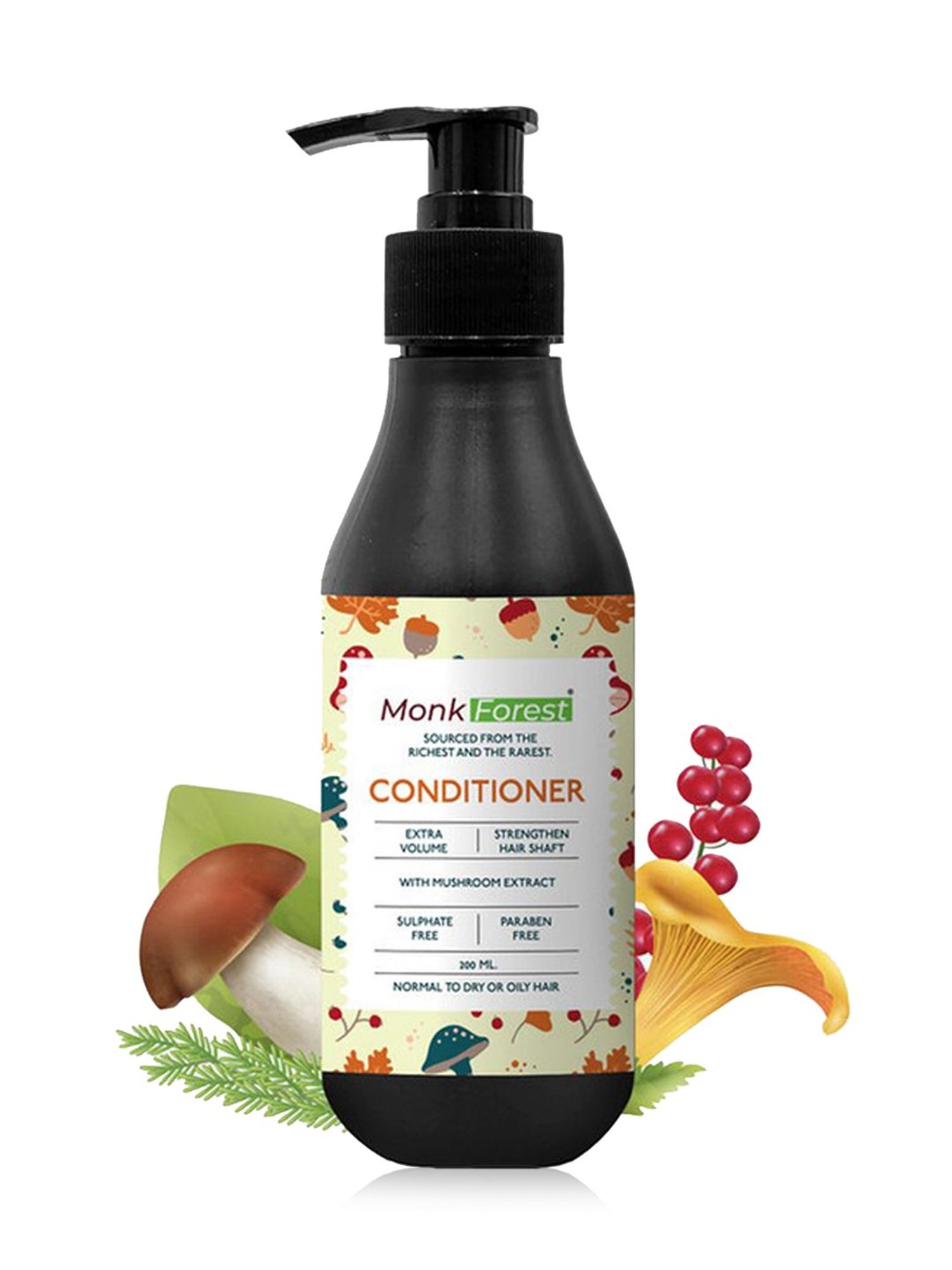 Monk Forest Mushroom Hair Conditioner for Hair Protection - 200 ml