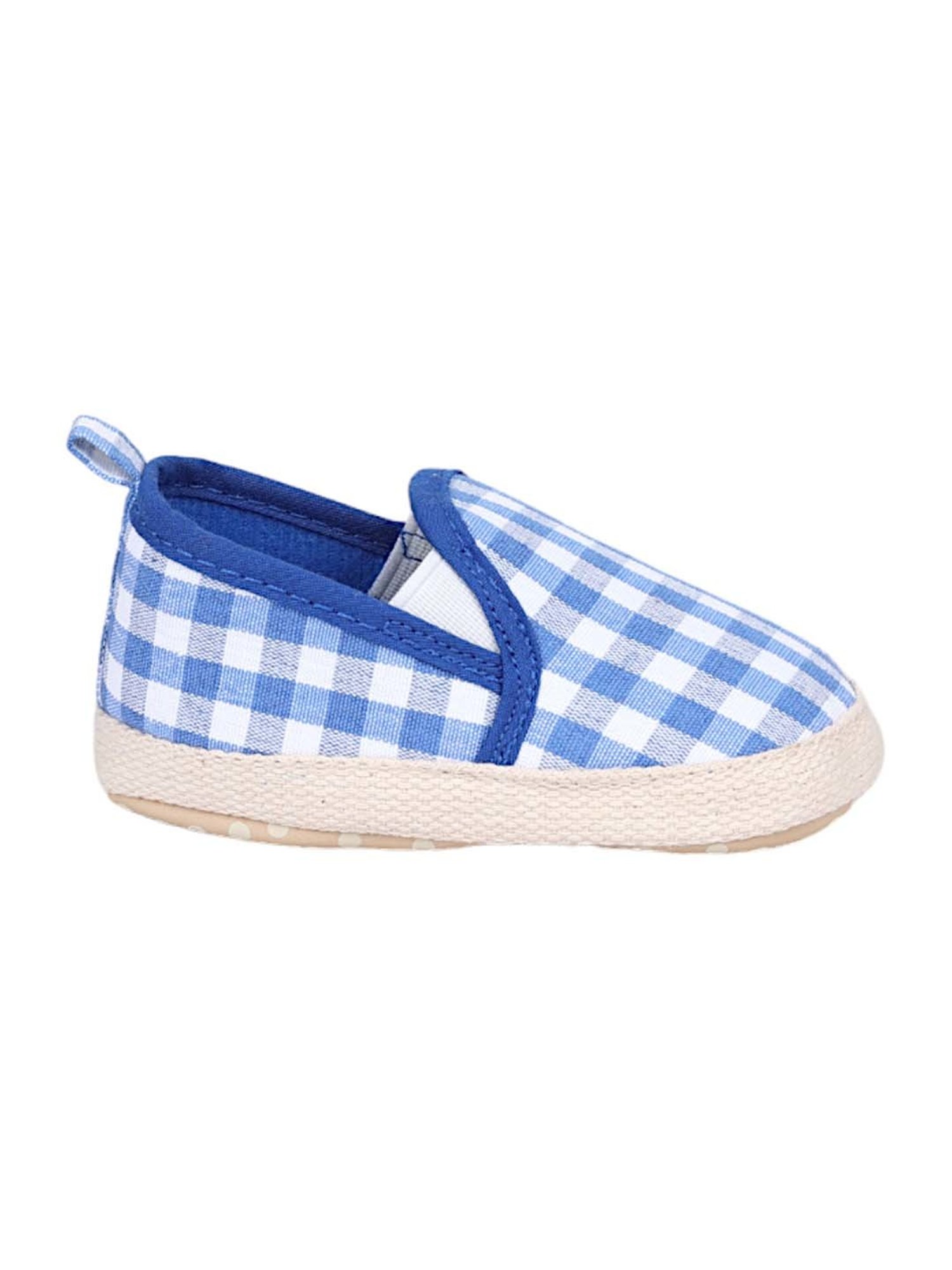 Baby Moo Kids Brown & White Velcro Shoes