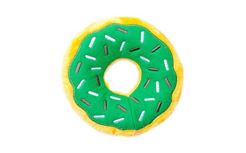 NERF Blitz Squeak Football Dog Toy - Green - 7"