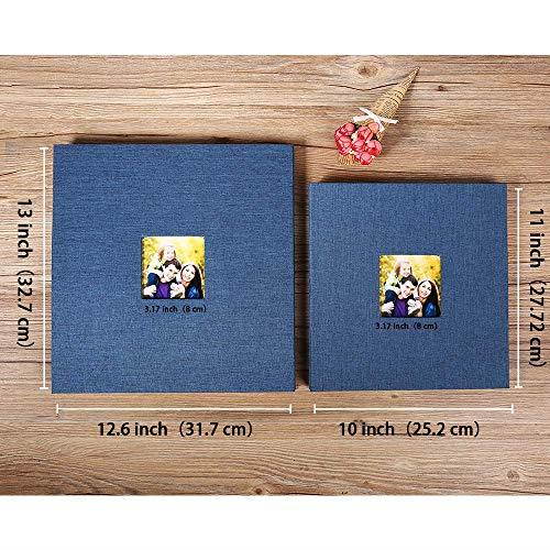 Album Self Adhesive 3x5 4x6 5x7 85x11 Magnetic Scrapbook Album DIY Length 11 x Width 108 Inches with A Metallic Pen