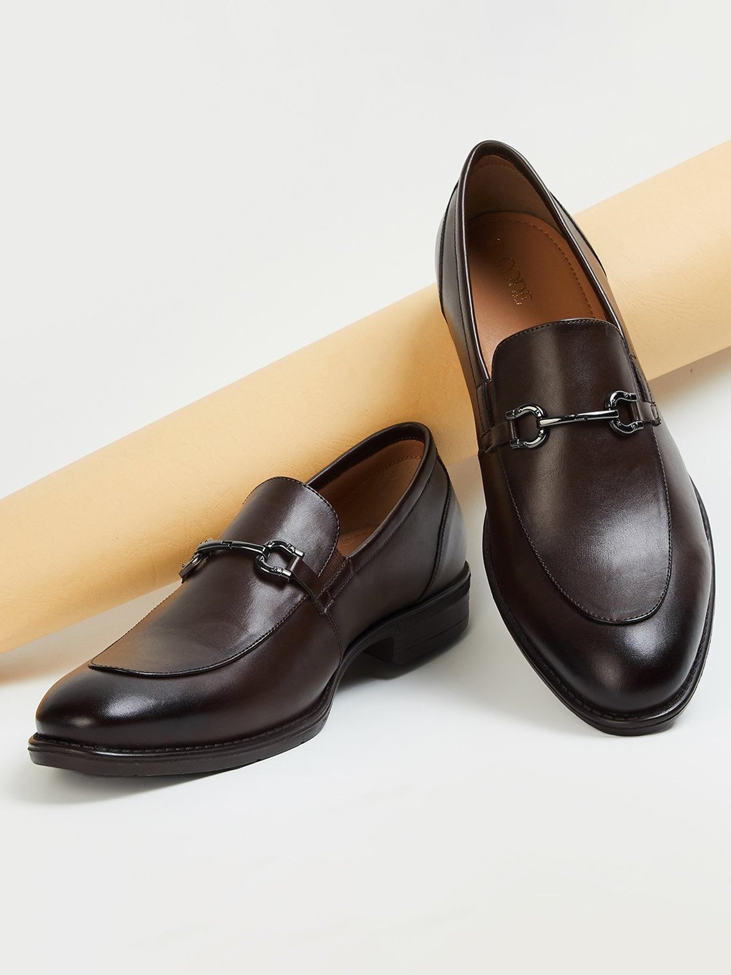 Code by Lifestyle Men's Brown Formal Loafers