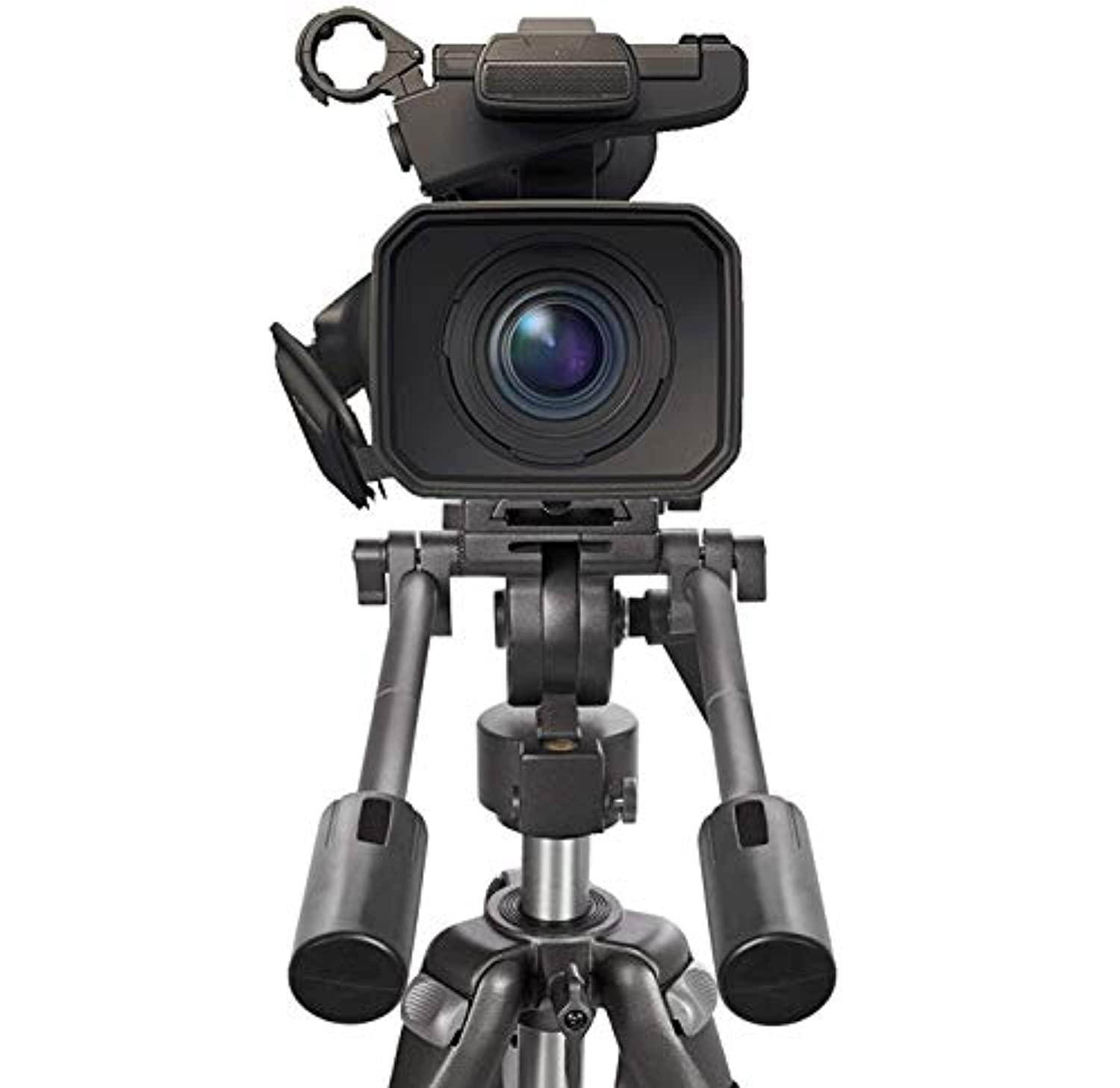 professional dual handle aluminum 67" tripod (bubble level) for canon eos m50