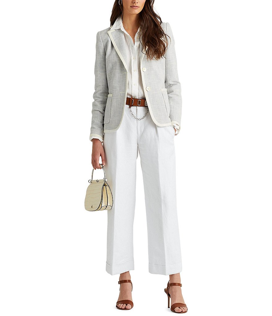 Eva Varro Solid Knit Jersey Banded Hem Pull-On Harem Pants