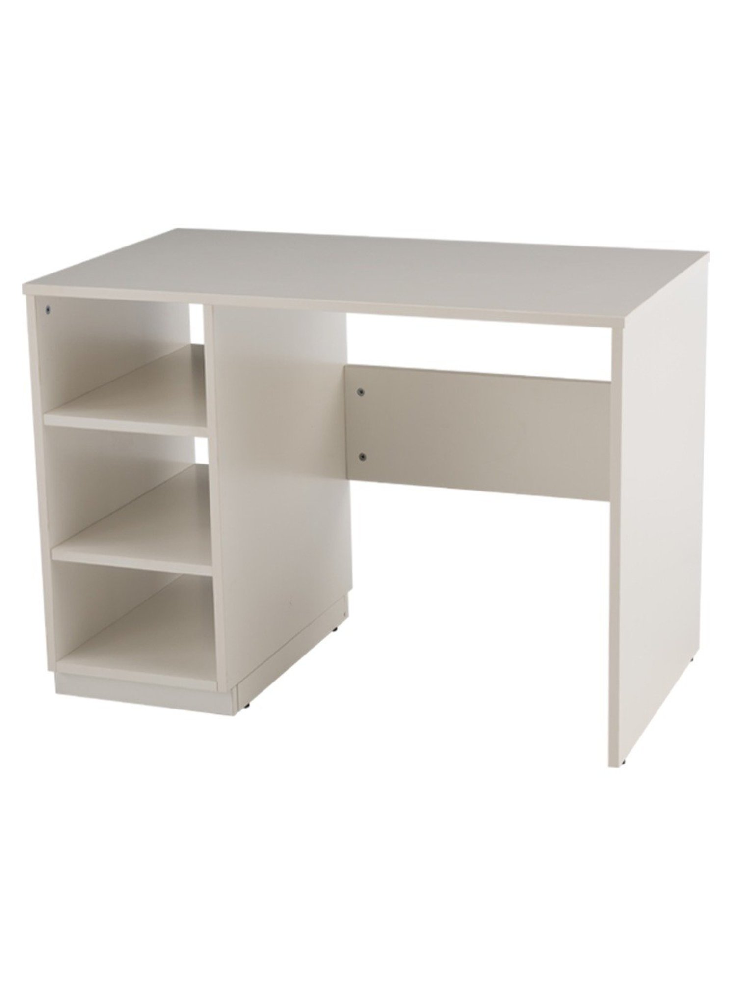 Pure Delrick Writing Table in Matte Frosty White Finish
