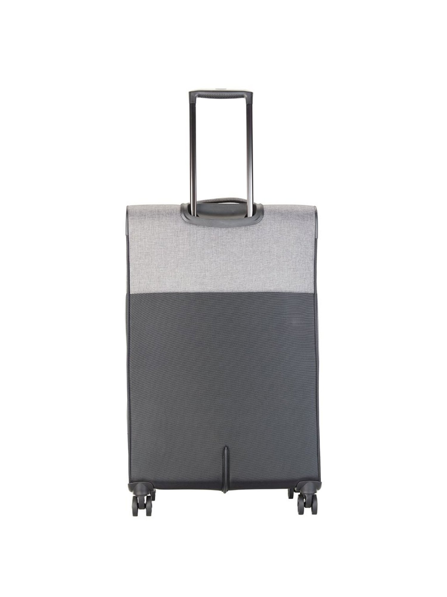 VIP Black 8 Wheels Large Soft Cabin Trolley Bag 46.5 cm