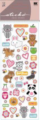 Sticko 442045 Puffy Classic Stickers-Lucy Love