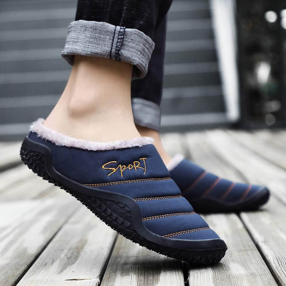 Shusuen Women's House Slippers Comfort Fuzzy Winter Home Shoes Slip On Indoor Outdoor Anti Slip Slippers