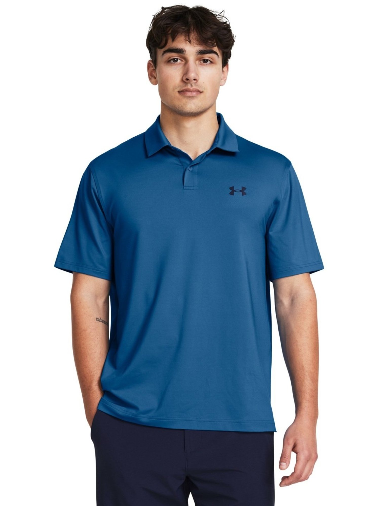 Under Armour Blue Slim Fit Polo T-Shirt