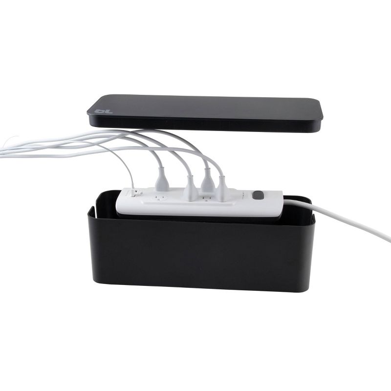 CableBox Flame Retardant Cable Organizer Black - BlueLounge
