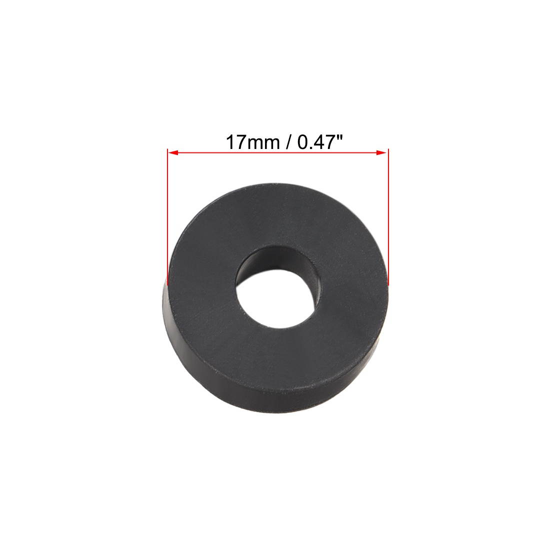 16Pcs D17xH5mm Rubber Feet Anti-Vibration Base Pad Stand for Speaker Guitar Amplifier HiFi
