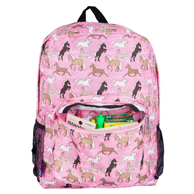 Wildkin Horses in Pink 16 Inch Backpack