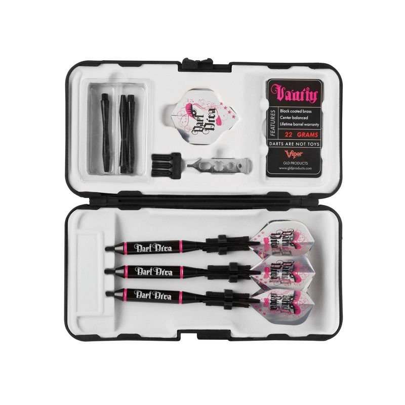 Elkadart Rainbow 90% Tungsten Soft Tip Darts Multi Color Titanium Coating Ringed Barrel 18 Grams