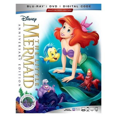 BUENA VISTA HOME VIDEO LITTLE MERMAID-ANNIVERSARY EDITION/SIGNATURE COLL.(BR/DVD/DIGITAL)(2 DISC) BR152024