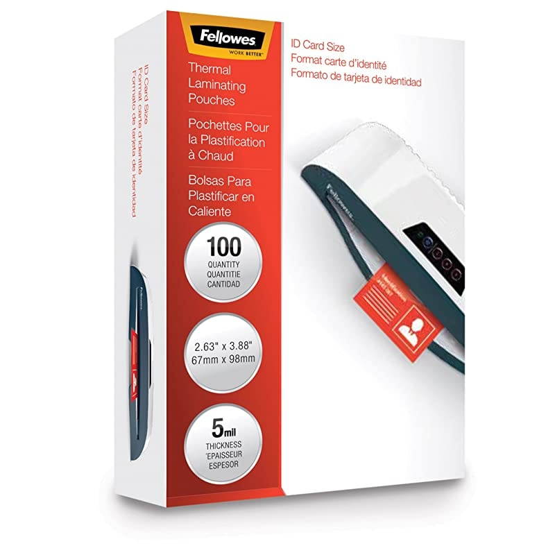 Thermal Laminating Pouches, 8.9 x 11.4-Inches, 3 mil Thick, 100-Pack