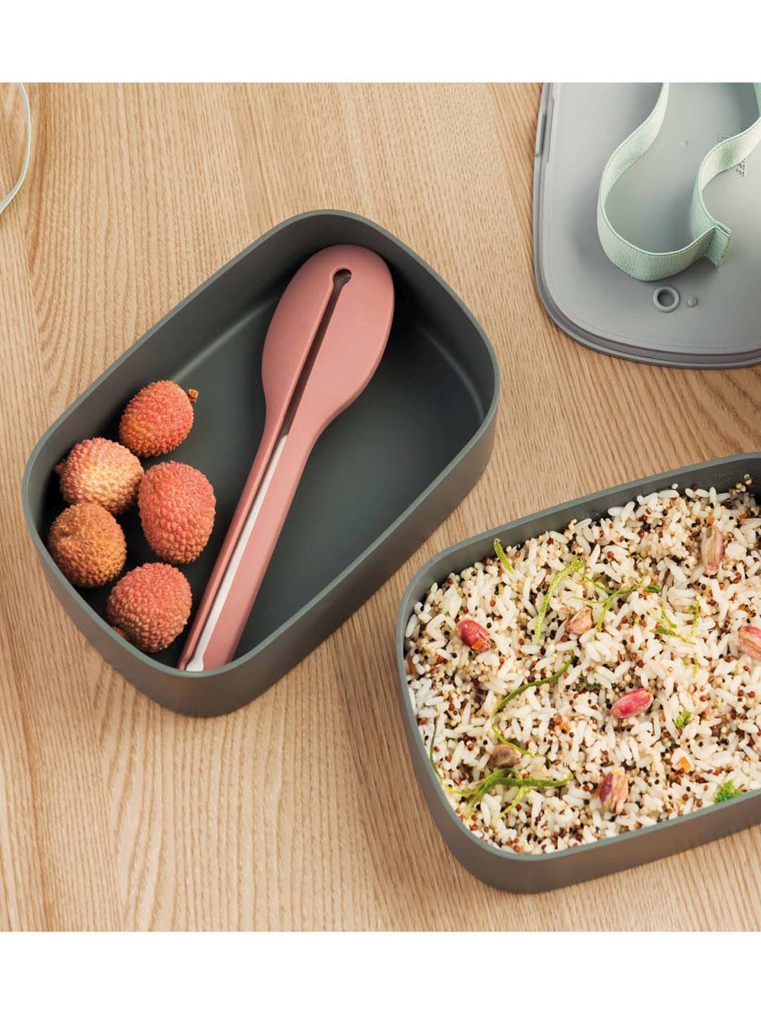 Milton Red Stainless Steel Small Tiffin Box - Set of 2