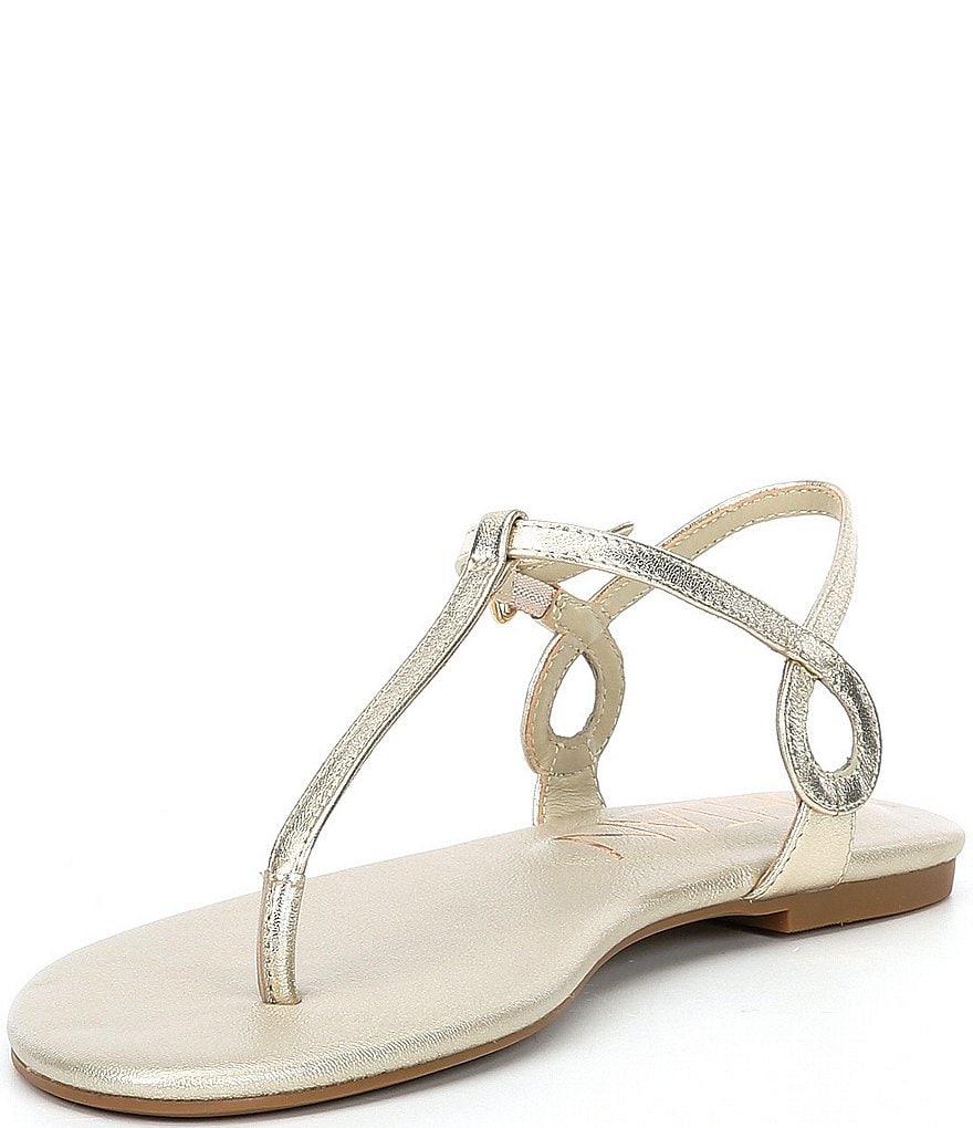 Deltan Olive Leather Thong Sandals