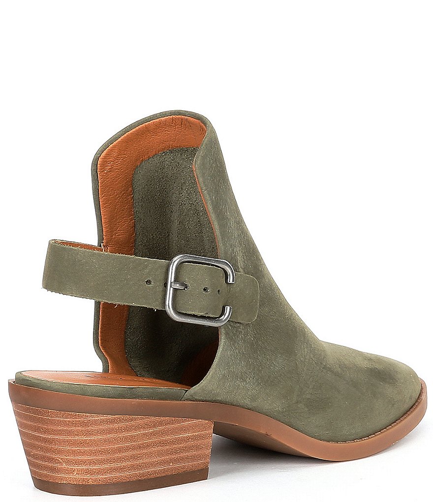 Lucky Brand Farryn Nubuck Slingback Low Heel Shooties