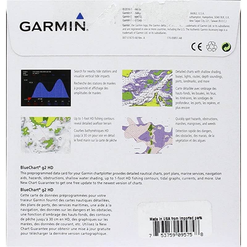 BlueChart g2 Canada Salt/Freshwater Map microSD Card