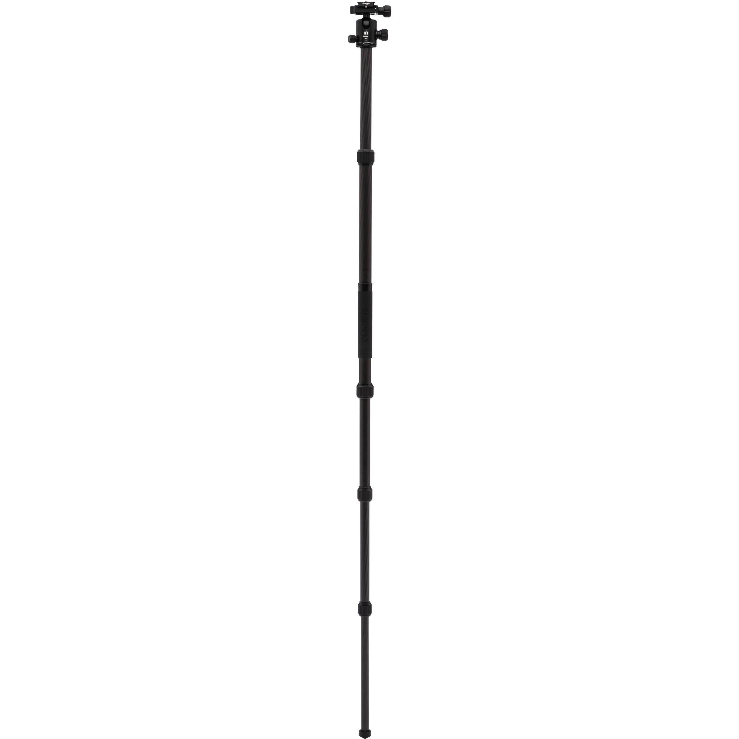 Benro Tripster Travel Carbon Fiber Tripod/Monopod, 2 Series, Black #FTR28CB1GBLK