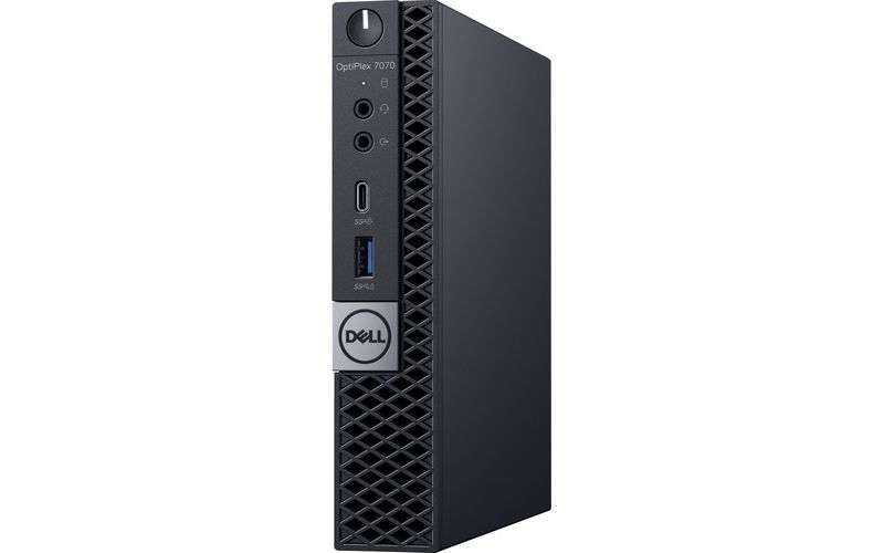 Dell OptiPlex 7000 7070 Desktop Computer - Core i5 i5-9500T - 8 GB RAM - 500 GB HDD - Micro PC - Windows 10 Pro 64-bit - Intel - Wireless LAN