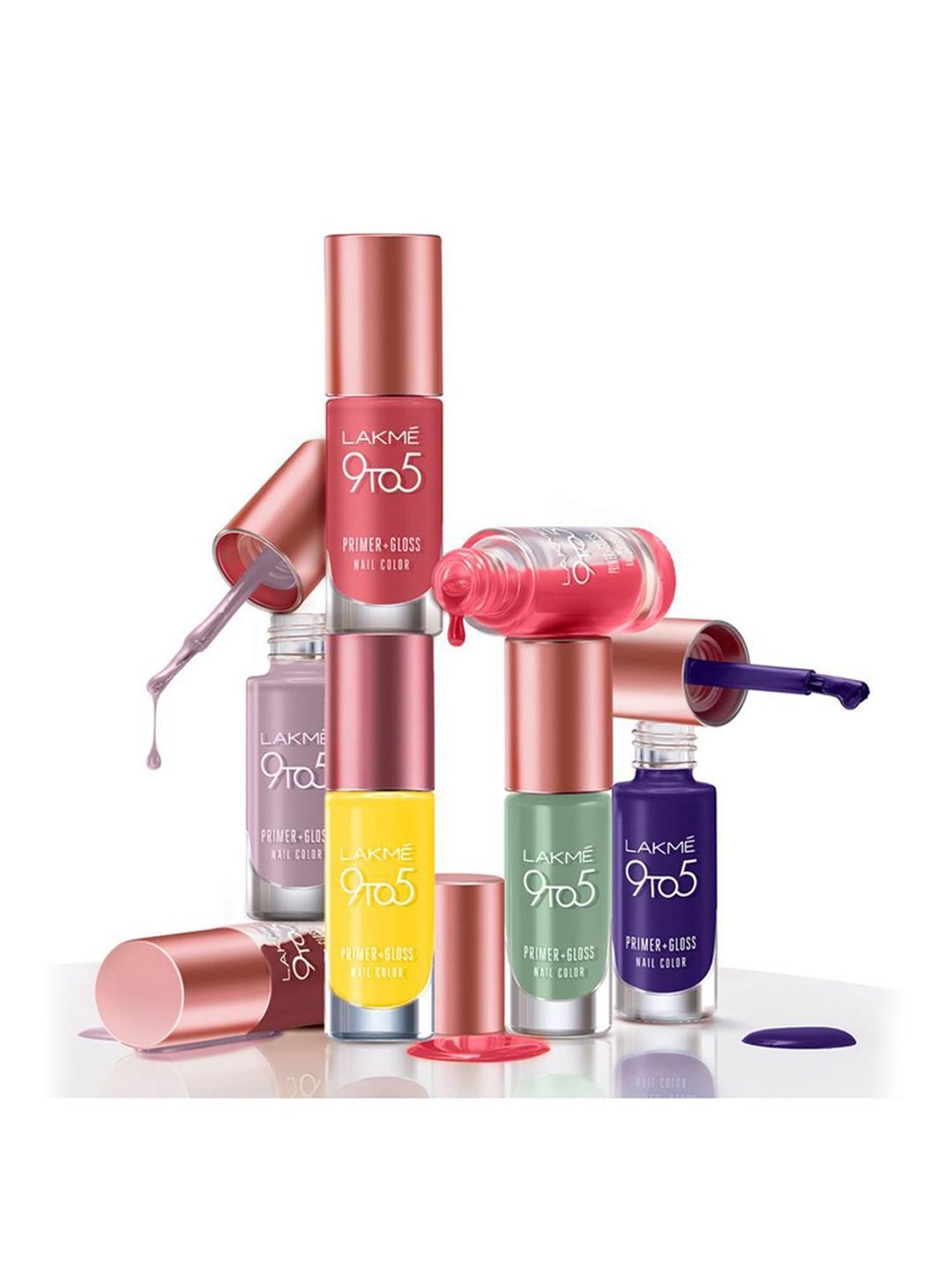 Lakme 9 to 5 Primer & Gloss Nail Colour Emerald Power - 6 ml