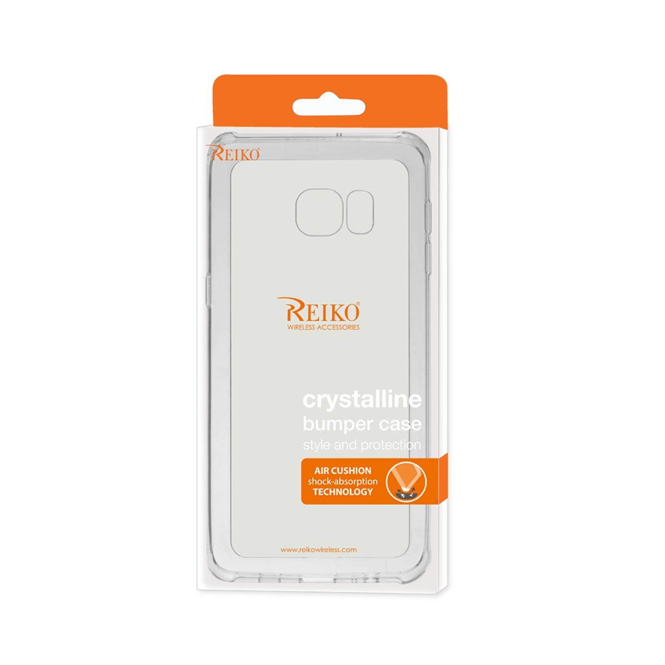 Reiko Clear Bumper Case for Galaxy S6 Edge Plus With Air Cushion Protection In Clear