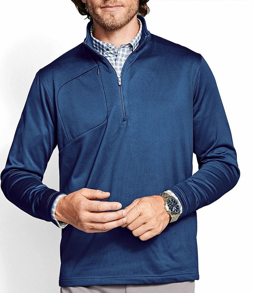 Johnston & Murphy XC4 Performance Stretch Quarter-Zip Pullover