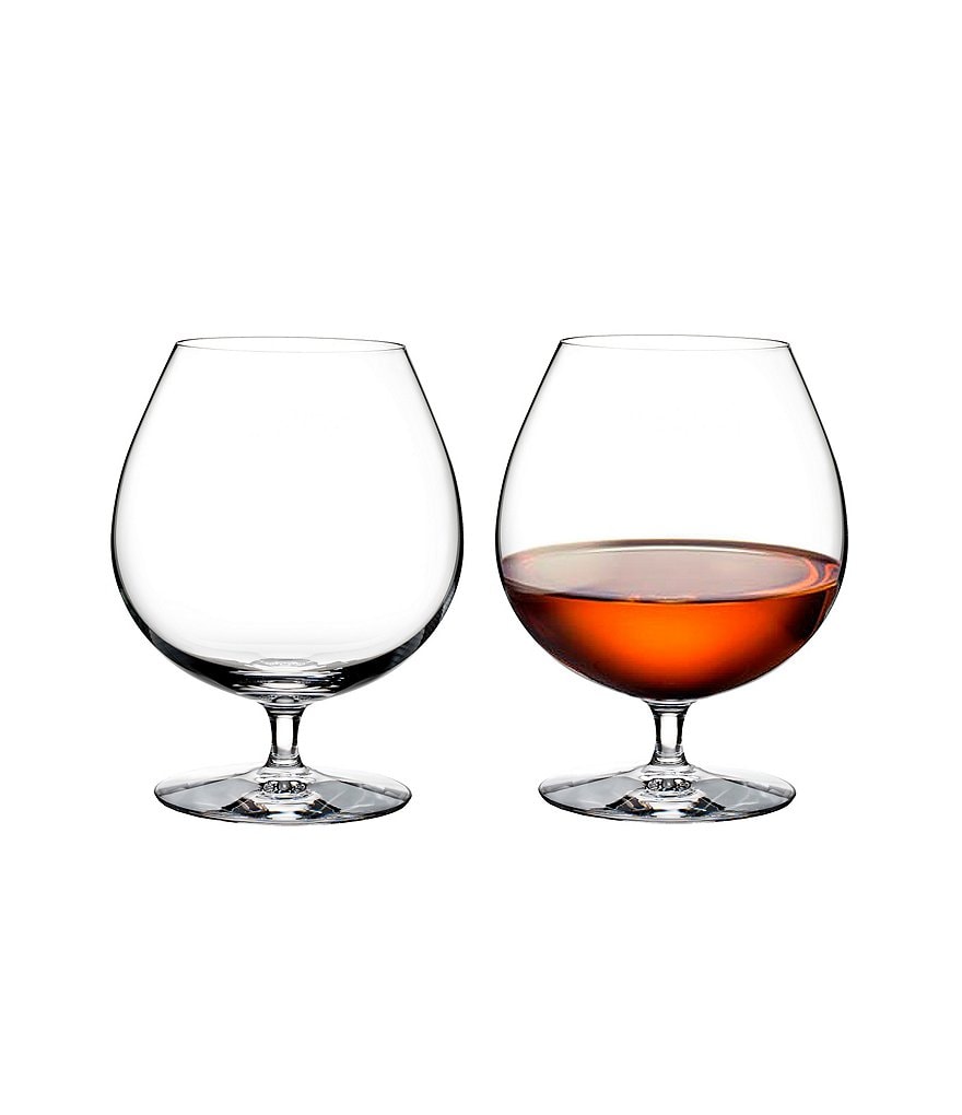 Waterford Elegance Series Crystal Brandy Glass Pair