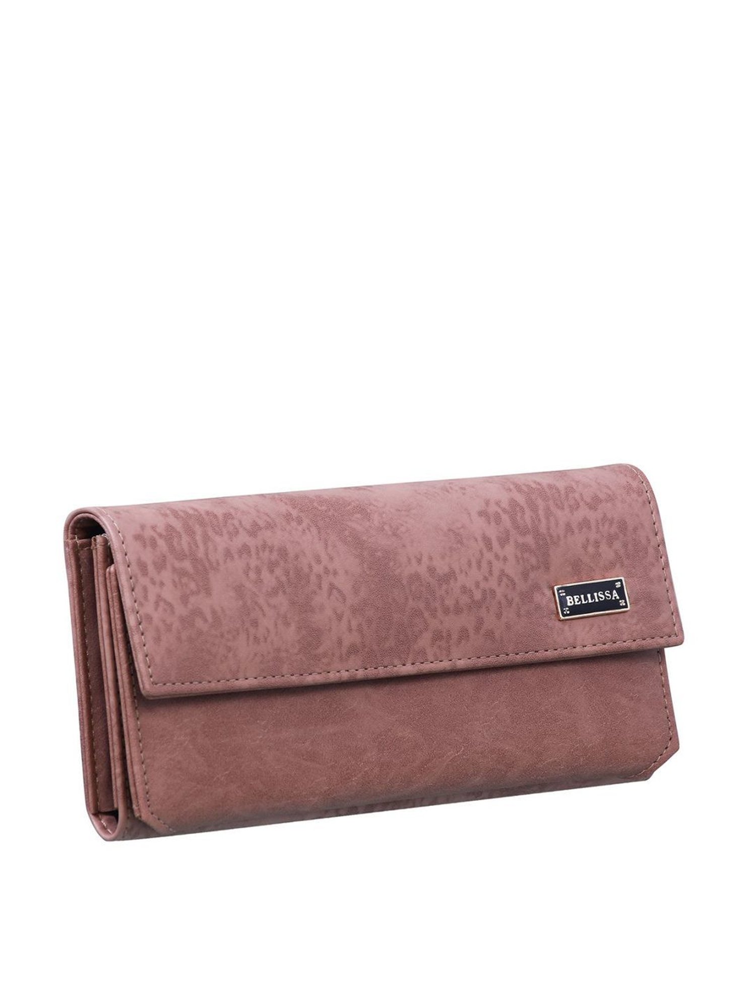 Bellissa Nude Printed Premium Tri-Fold Wallet for Women