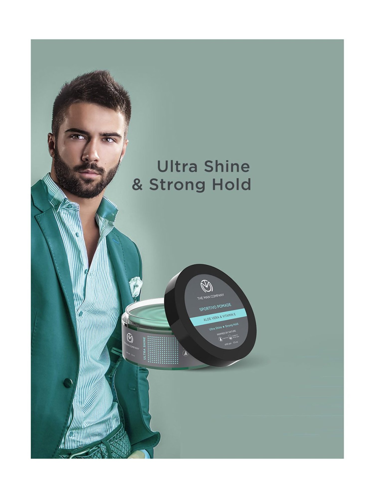 The Man Company Sportivo Hair Styling Pomade Wax - 100 gm