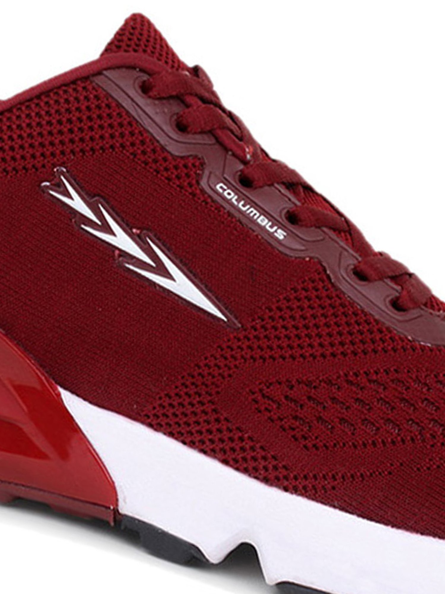 Columbus Men's Maroon Running Shoes