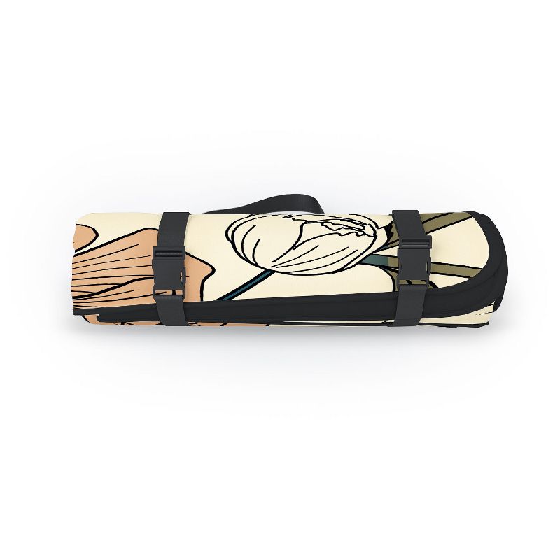 Emanuela Carratoni Spring Floral Mood Picnic Blanket - Deny Designs