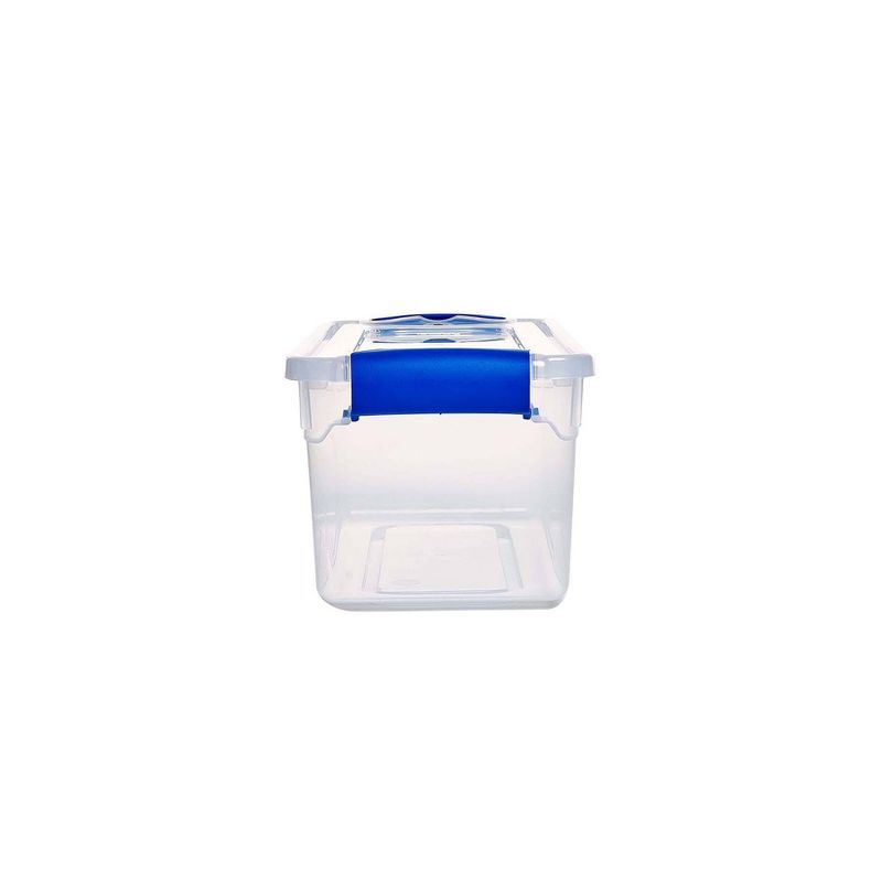 5pk 7.5qt Modular Latching Clear Storage - Homz