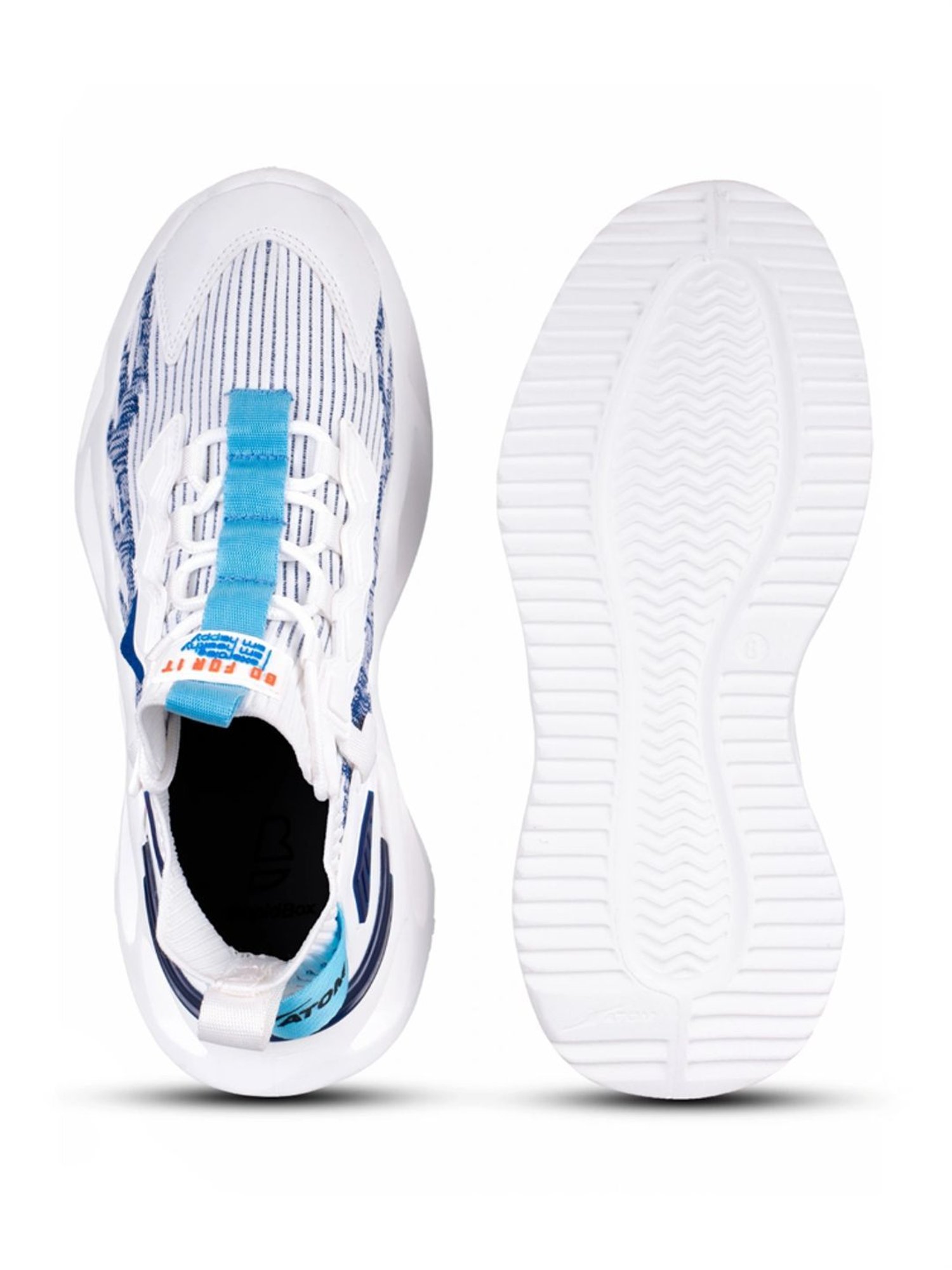 Atom Men's White Running Shoes