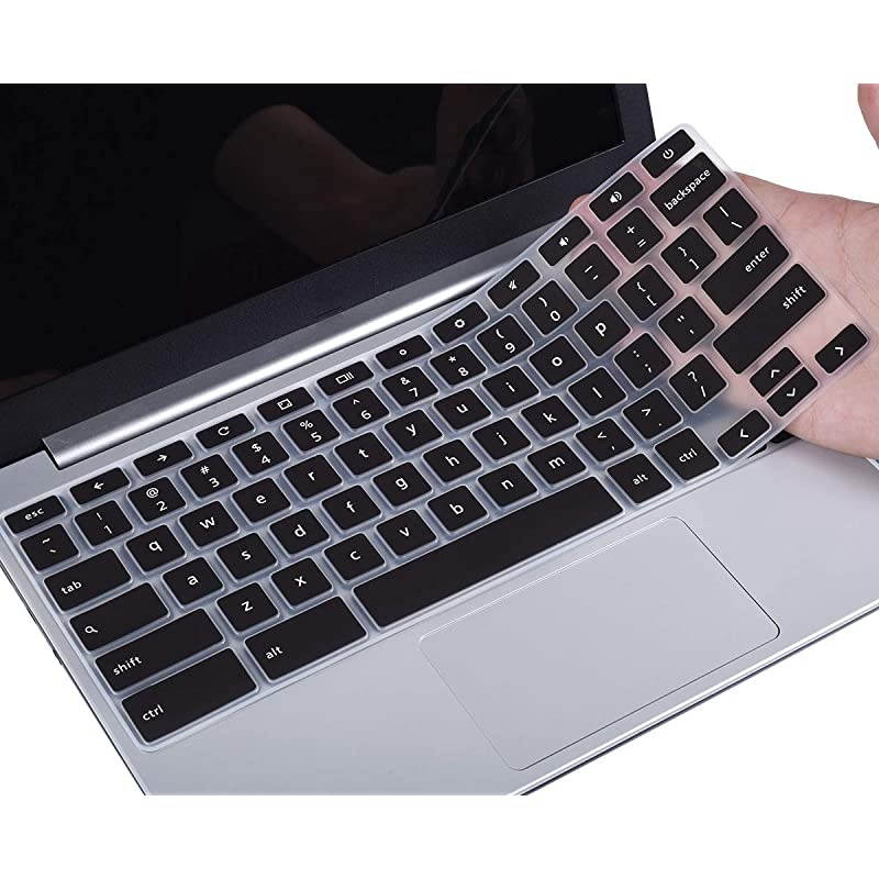 Keyboard Protector Cover Compatible ASUS ChromeBook C223NA C213SA C200 C200MA C201 C201PA C202SA 11.6-inch/ASUS ChromeBook 13 C300MA C300SA C301SA 13.3-inch ChromeBook Protective Skin, Clear