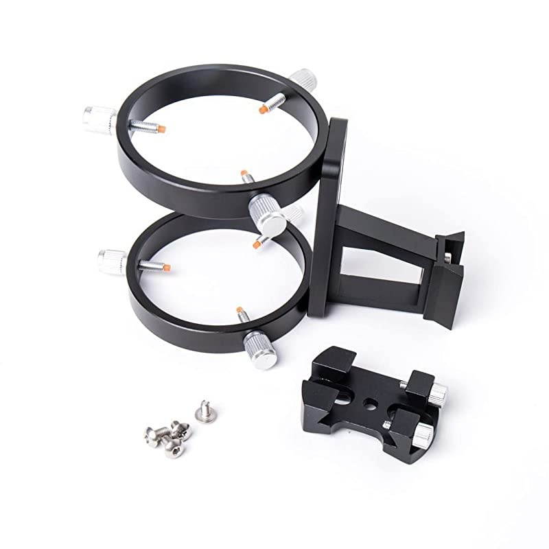 Bracket system for 10x60 Finder + Guide Scope 45&deg; angled with illuminated reticle eyepiece
